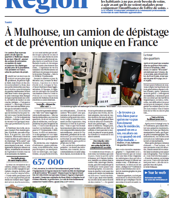 « À Mulhouse, un camion de dépistage et de prévention unique en France »